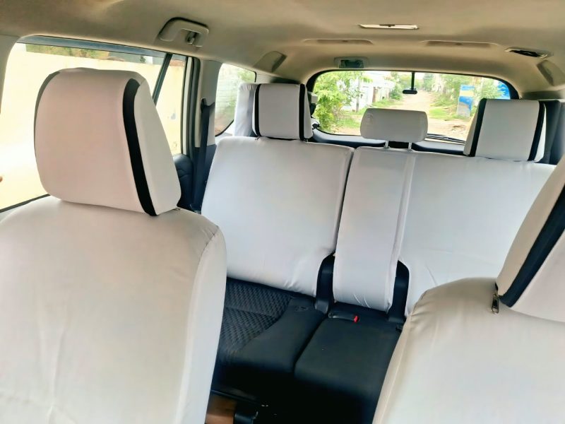 Comfortable Interior and Seats of Innova Crysta Rental in Trichy